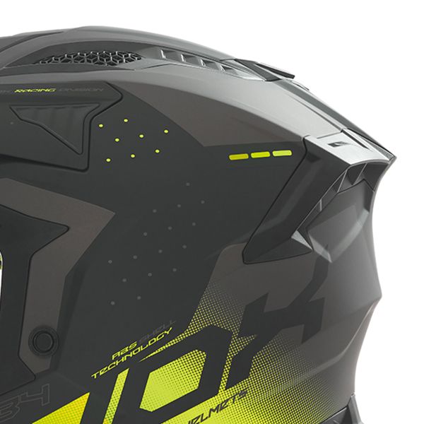 NOX N634 Gradiant Matt Black Yellow