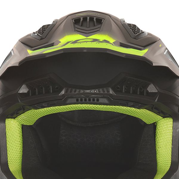 NOX N634 Gradiant Matt Black Yellow