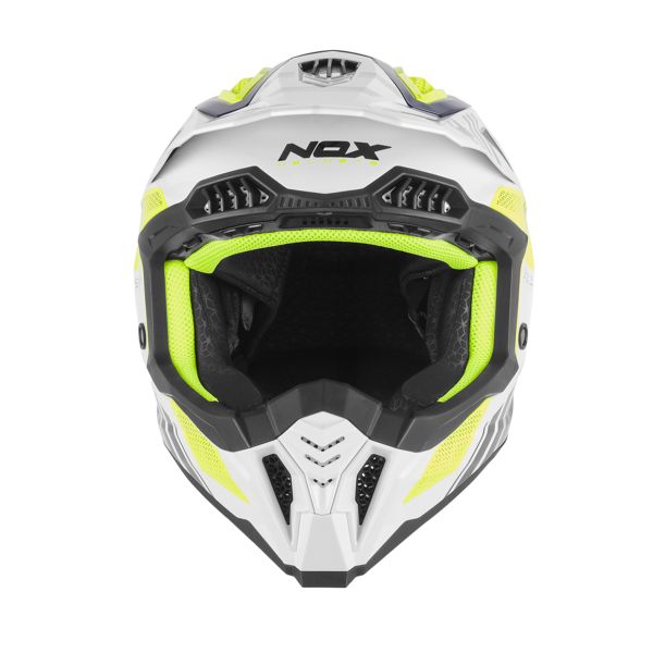 NOX N634 Storm White Blue Yellow