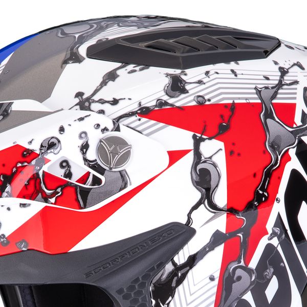 Scorpion Smx-10 Gasoline White Red Blue