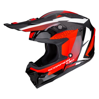 Motocross Scorpion Smx-10 Speed Black White Red