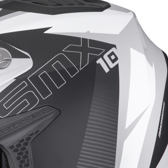 Scorpion Smx-10 Speed Matt Grey Black White