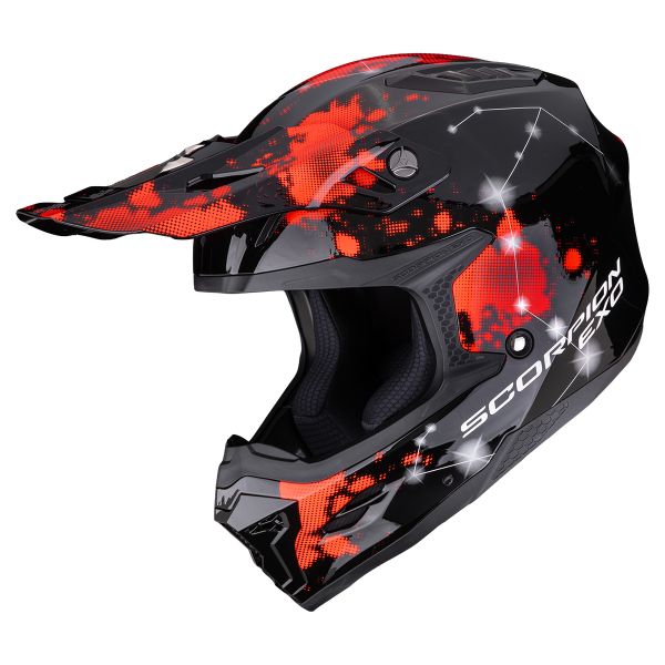 Motocross Scorpion Smx-10 Vibe Black Red