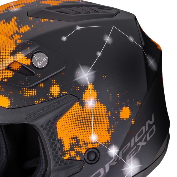 Scorpion Smx-10 Vibe Matt Black Orange