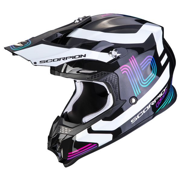 Motocross Scorpion VX-16 Air Tub Black White