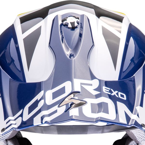 Scorpion VX-16 Evo Air Analog White Blue Yellow