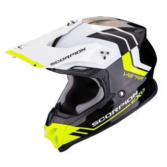 Casque Motocross Scorpion VX-16 Evo Air Fusion Black Fluo Yellow Casque Motocross Scorpion VX-16 Evo Air Fusion Black Fluo Yellow