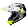 Casque Motocross Scorpion VX-16 Evo Air Fusion Black Fluo Yellow