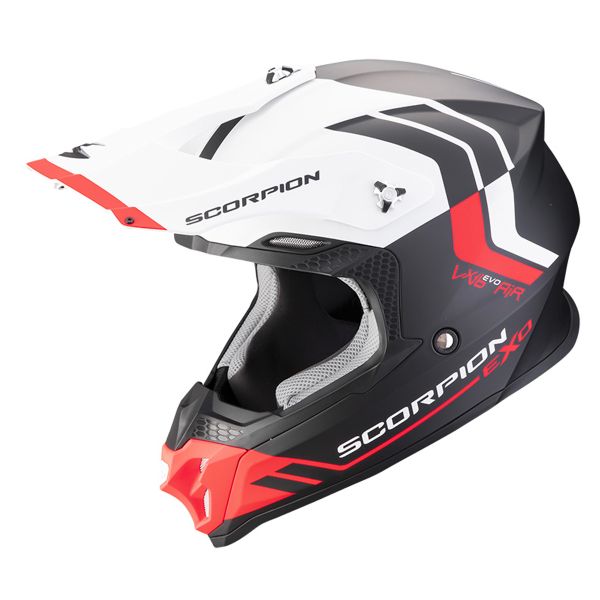 Helmet Scorpion VX 16 Evo Air Fusion Matt Black Red in stock