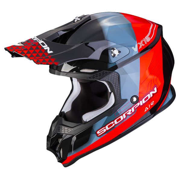 Helmet Scorpion VX 16 Evo Air Gem Black Red in stock iCasque