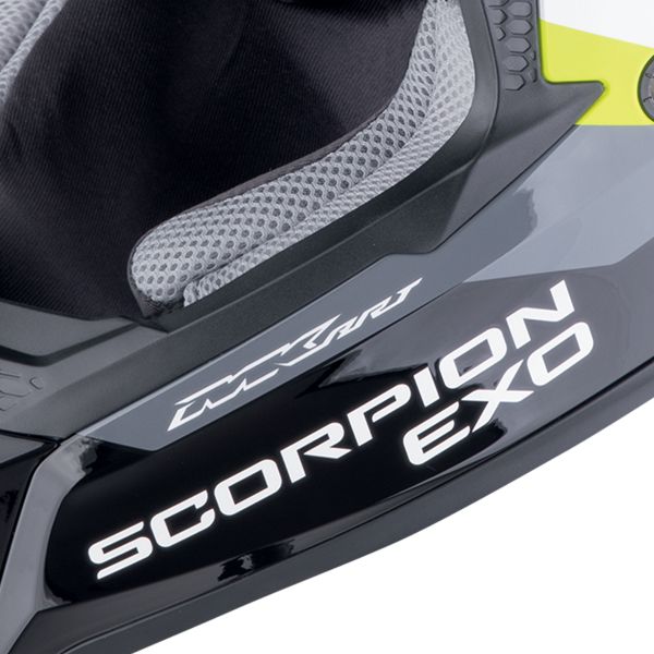 Scorpion VX-16 Evo Air Rod Black Yellow Fluo