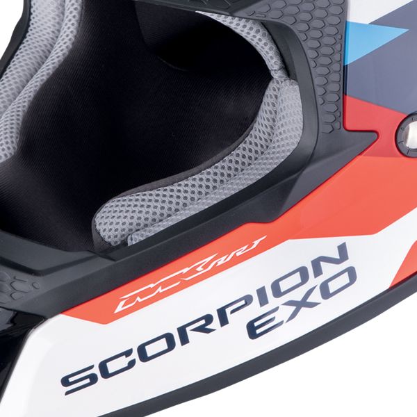 Scorpion VX-16 Evo Air Rod White Red Blue