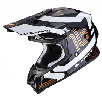 Casque Motocross Scorpion VX-16 Evo Air Tub Metal Black Gold Casque Motocross Scorpion VX-16 Evo Air Tub Metal Black Gold