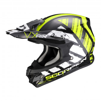 Casque Motocross Scorpion VX-21 Air Urba Black Neon Yellow Casque Motocross Scorpion VX-21 Air Urba Black Neon Yellow
