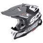 Casque Motocross Scorpion VX-22 Air Updown Matt Black White Grey