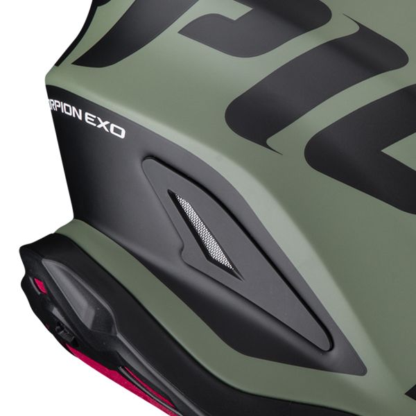 Scorpion VX-22 Air Updown Matt Green Black Red