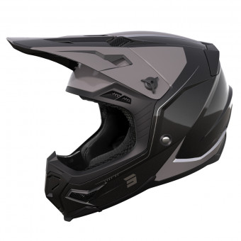 Motocross SHOT Core Comp Black Matt Glossy