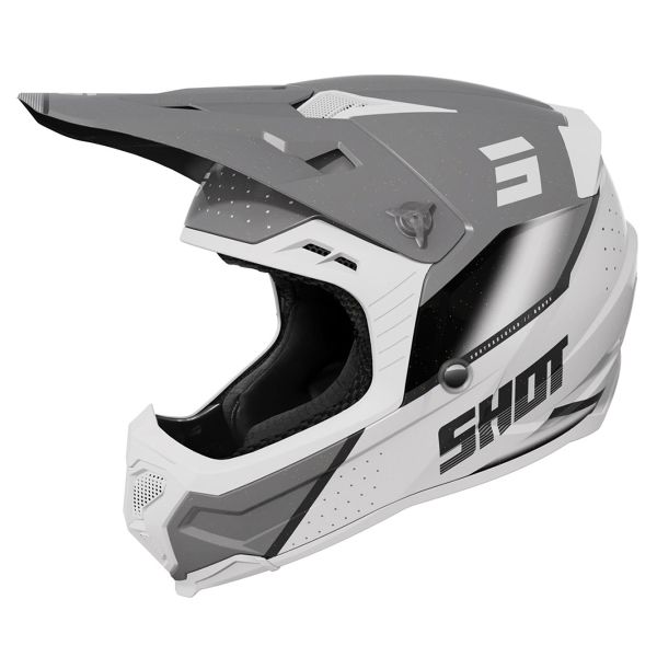 Motocross SHOT Core Honor Grey Pearly