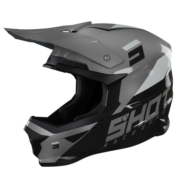 Motocross SHOT Furious Chase Black Grey