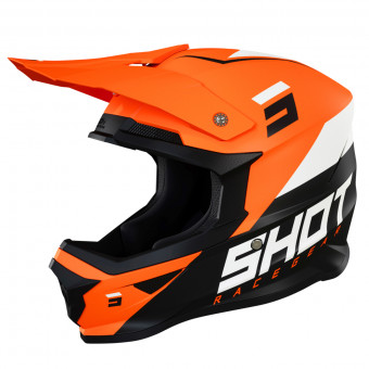 Motocross SHOT Furious Chase Black Neon Orange Matt
