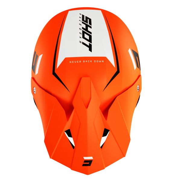 SHOT Furious Chase Black Neon Orange Matt