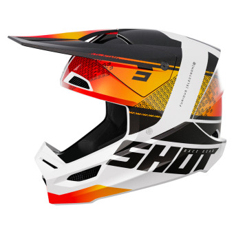 Motocross SHOT Furious Electron Orange Glossy