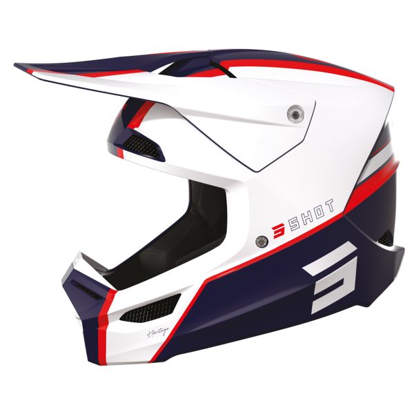 Motocross SHOT Furious Heritage Blue Glossy Motocross SHOT Furious Heritage Blue Glossy