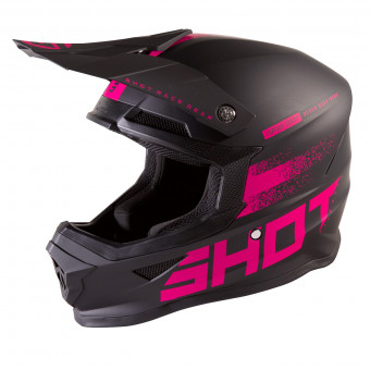 Motocross SHOT Furious Raw 2.0 Black Fushia Matt