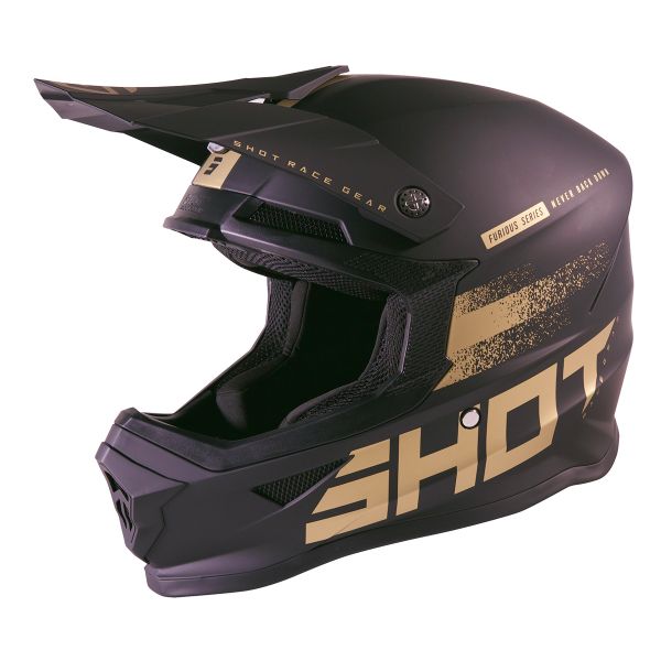 Motocross SHOT Furious Raw 2.0 Gold Matt