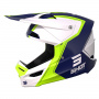 Casque Motocross SHOT Furious Reflex Blue Glossy