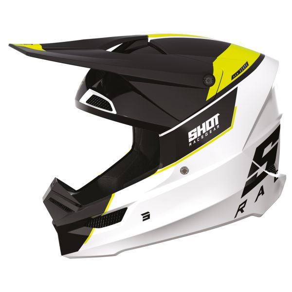 Motocross SHOT Furious Scope Neon Yellow Glossy