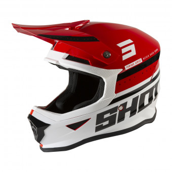Casque Motocross SHOT Furious Shining Red Glossy Casque Motocross SHOT Furious Shining Red Glossy