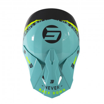 SHOT Furious Storm Grey Green Neon Yellow Glossy + Assault Neon Yellow