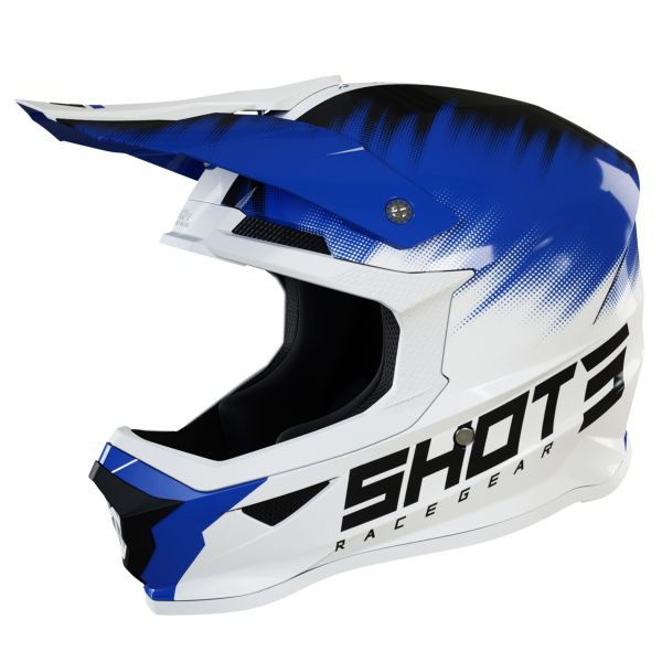 Motocross SHOT Furious Versus White Blue Kid Motocross SHOT Furious Versus White Blue Kid
