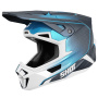 Casque Motocross SHOT Lite Challenger Blue Matt 2.0
