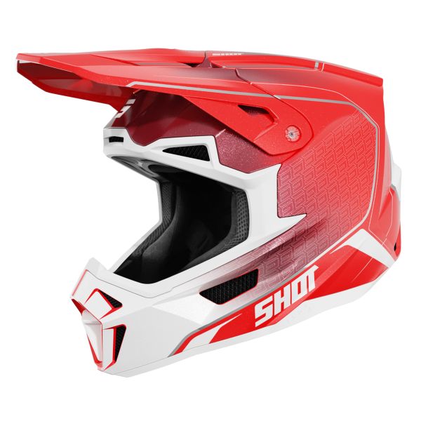 Motocross SHOT Lite Challenger Red Pearly 2.0