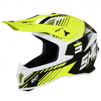 Motocross SHOT Lite Fury Black Neon Yellow White