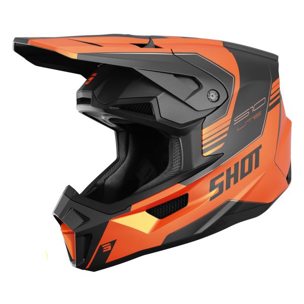 Motocross SHOT Lite S10 Orange Matt 2.0