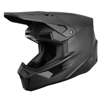 Motocross SHOT Lite Solid Black Matt 2.0