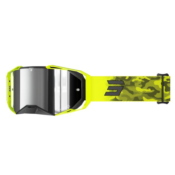 Motocross Goggles SHOT Lite Patrol Neon Yellow Matt Goggles