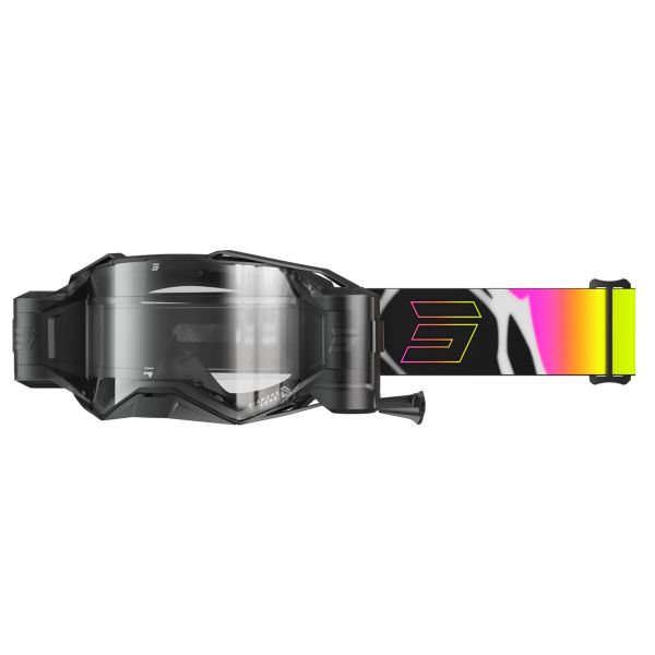 Motocross Goggles SHOT Lite Roll-off Devil Black Matt Goggles