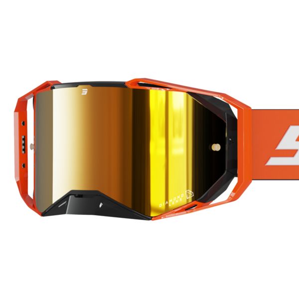 SHOT Lite Solid Orange Glossy Goggles