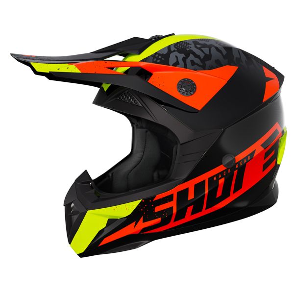 Pulse Airfit Black Neon Yellow Orange Glossy