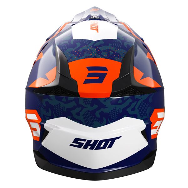 SHOT Pulse Airfit Blue White Orange Glossy