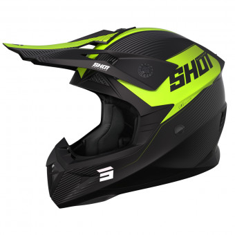 Motocross SHOT Pulse Line Neon Yellow Matt