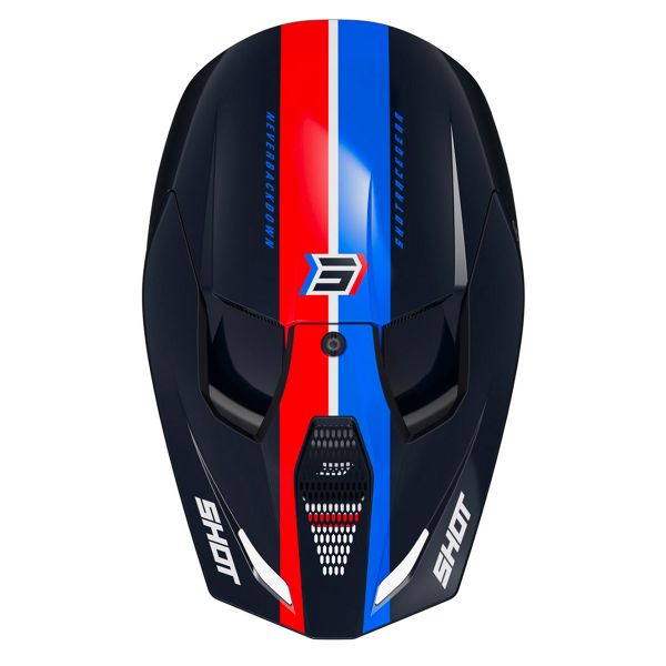 SHOT Race Iron Blue Red Glossy