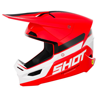 Motocross SHOT Race Iron Red Glossy