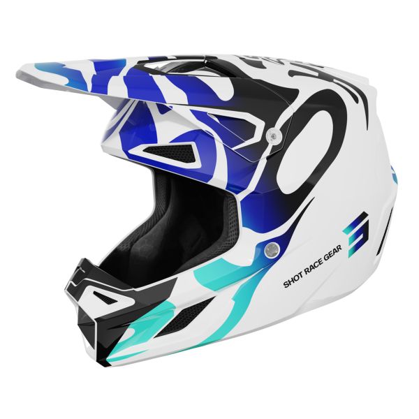 Motocross SHOT Speed Ghost Blue Glossy
