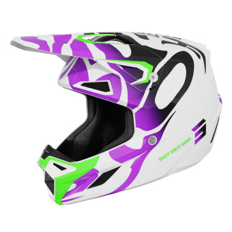 Motocross SHOT Speed Ghost Purple Glossy