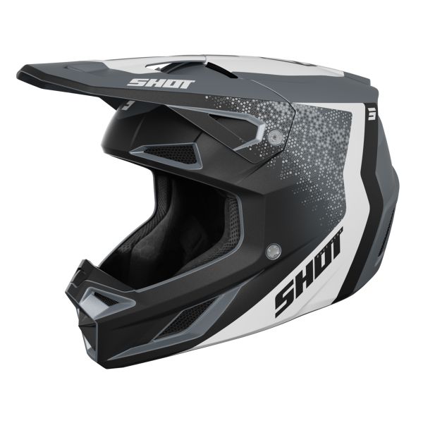 Motocross SHOT Speed Hybrid Grey Matt